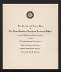 Invitation to Commencement Exercises 1919